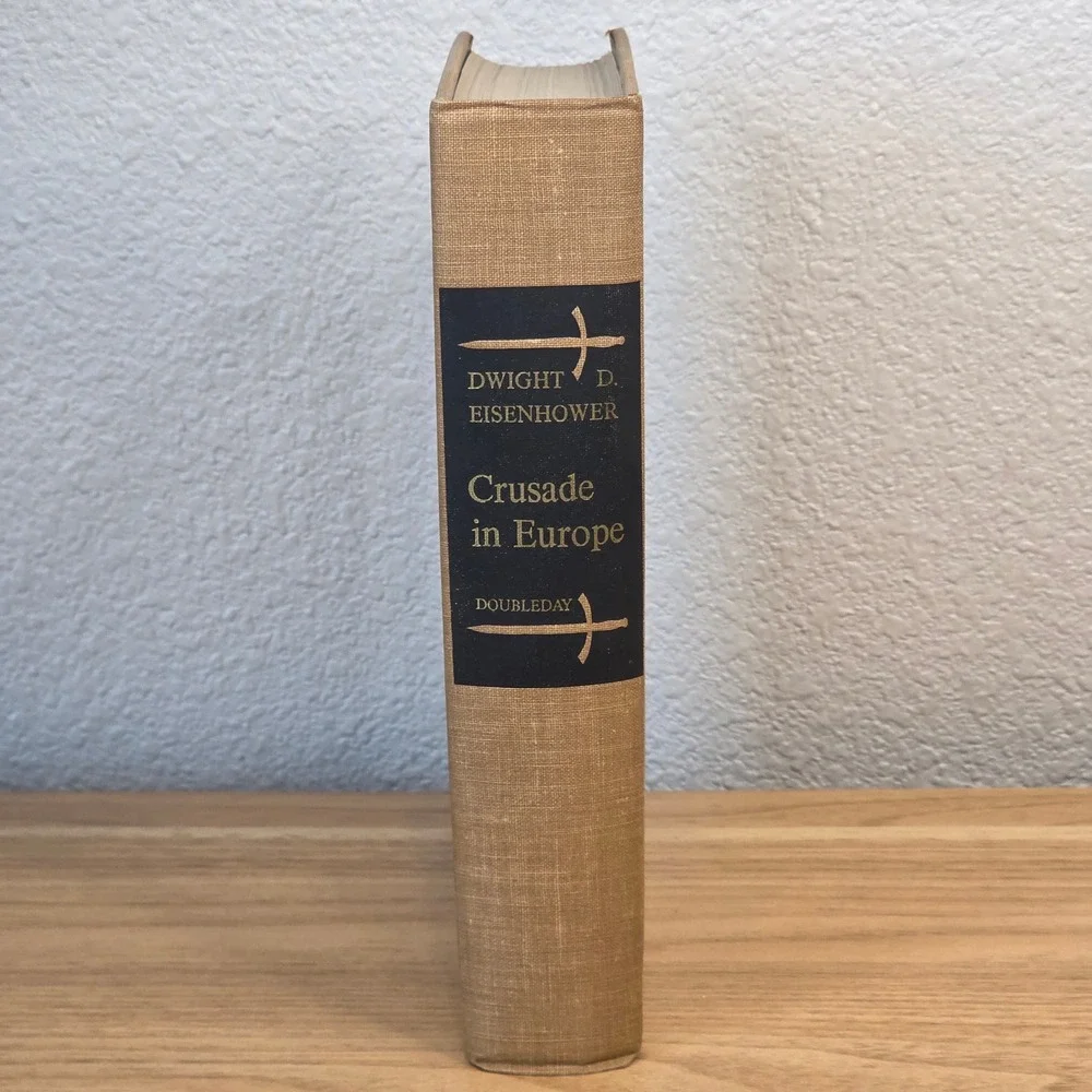 Crusade In Europe By Dwight D. Eisenhower 1948 Doubleday & Company 1st Ed HC
